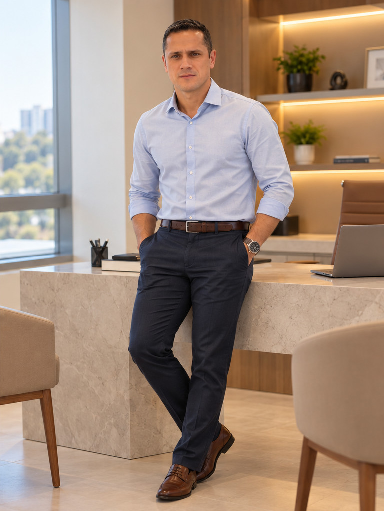 Dr. Diego Neves em seu consultório